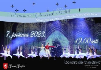 Božićna baletna priča 7.prosinca u Gospiću!!!