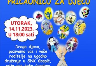 Večeras u knjižnici u Gospiću Pričaonica za djecu