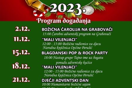 Bogat adventski program očekuje vas i ove godine u srcu Like, u Perušiću!!!