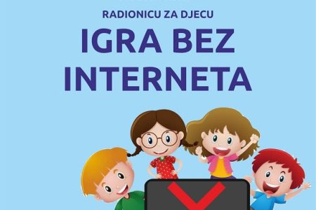 Večeras u gospićkoj knjižnici radionica za djecu “Igra bez interneta”!