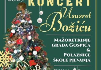 Ususret Božiću, koncert u Pučkom u Gospiću