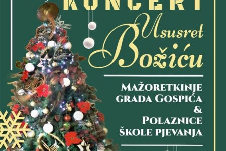 Ususret Božiću, koncert u Pučkom u Gospiću