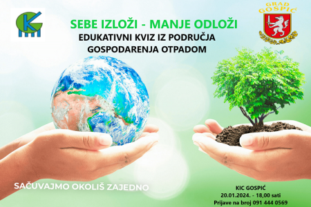 Sudjelujte u ekološko-edukativnom kvizu “Sebe izloži – manje odloži”