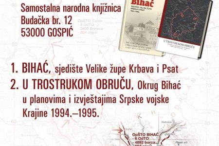 Predstavljanje knjiga dr. sc. Franje Jurića u Gospiću