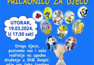 U gospićkoj knjižnici u utorak će se održati Pričaonica za djecu