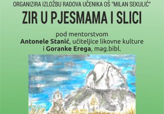 Izložba učeničkih radova “Zir u pjesmama i slici”!