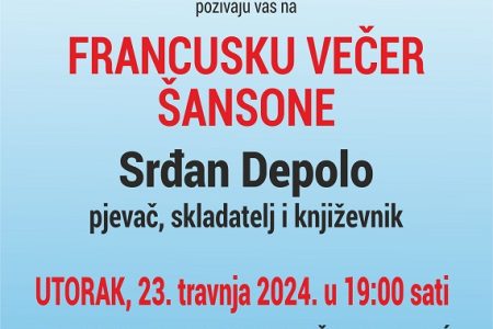 NE PROPUSTITE: Večer šansone u gospićkoj knjižnici