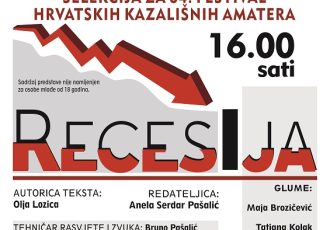 Predstava Amaterskog kazališta Gospić “Reces i ja” dio je selekcije za Festival amaterskih kazališta