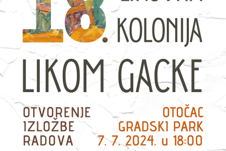 Uskoro 18. likovna kolonija LIKOM GACKE