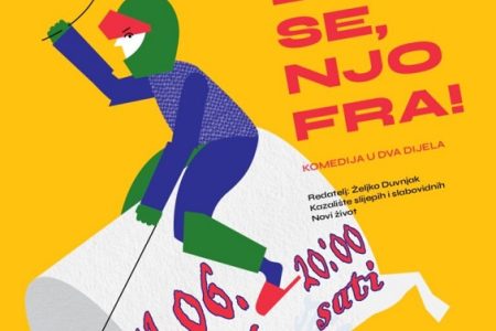 Komedija “Ne daj se Njofra” u utorak u Pučkom u Gospiću