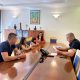 Državna prvakinja u atletici Plazma sportskih igara mladih Sara Žarak na prijemu kod gradonačelnika