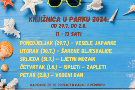 “Knjižnica u parku” ponovno u perušićkom parku