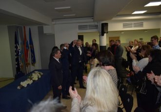 Darko Milinović kandidat stranke LiPO za gradonačelnika Gospića,a Danijel Tušak za župana