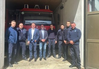 Gradonačelnik i zamjenik na uskrsno jutro posjetili gospićke vatrogasce