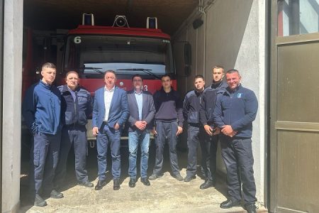 Gradonačelnik i zamjenik na uskrsno jutro posjetili gospićke vatrogasce