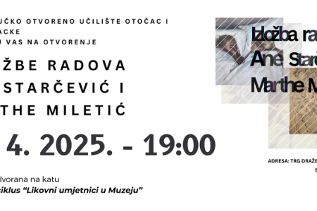 Izložba radova Ane Starčević i Marthe Miletić
