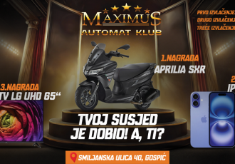 Lička večer u automat klubu Maximus u Gospiću: Osvoji skuter, iPhone ili TV i uživaj u vrhunskoj zabavi!