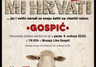 U sklopu turneje po Hrvatskoj, samostalna izložba “MI HRVATI” najpoznatijeg suvremenog karikaturista Nika Titanika stiže u Muzej Like Gospić!