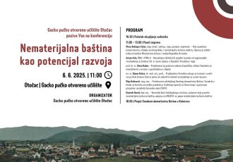 Konferencija “Nematerijalna baština kao potencijal razvoja” – Otočac, 6. lipnja