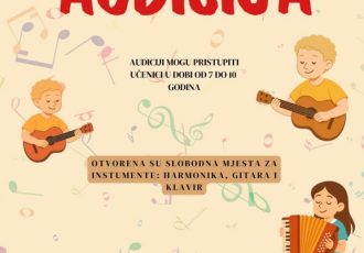 Klinci, prijavite se na audiciju i učite svirati klavir, gitaru ili harmoniku