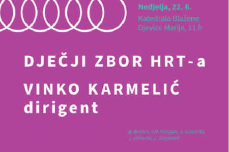 Povodom Svjetskog dana glazbe u Gospiću gostuje Dječji zbor HRT-a