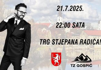 Petar Grašo povodom Dana grada Gospića nastupa u ponedjeljak 21.srpnja!!!