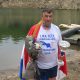BRAVO: Dr.Bojan Glažar po 15.put isplivao maraton po rijeci Lici povodom slavlja Dana pobjede i domovinske zahvalnosti i Dana hrvatskih branitelja