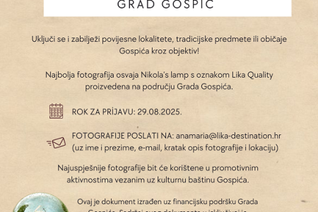 Foto natječaj „Tradicijski tragovi Gospića“ – pokažite bogatstvo lokalne baštine kroz svoj objektiv
