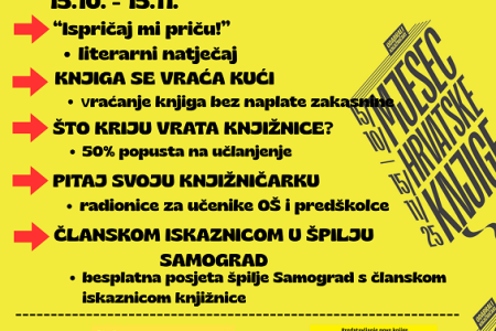 Mjesec hrvatske knjige u Narodnoj knjižnici u Perušiću