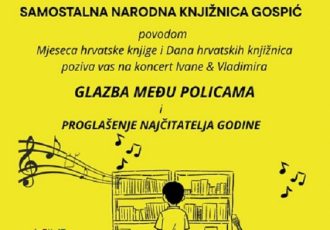 “Glazba među policama” i nagrađivanje najčitatelja u gospićkoj knjižnici