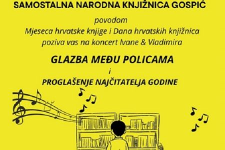 “Glazba među policama” i nagrađivanje najčitatelja u gospićkoj knjižnici