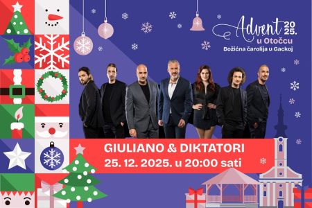 Giuliano & Diktatori stižu u Otočac – Božićni koncert koji se ne propušta!