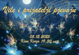 U petak 5.prosinca dođite na koncert “Vile i prijatelji pjevaju”