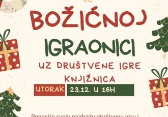 Božićna igraonica u novaljskoj knjižnici: druženje, smijeh i zajedništvo uoči blagdana