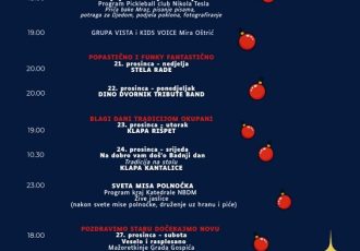 OVOGODIŠNJI ADVENT U GOSPIĆU UZ PUNO RADOSTI I DOBROG RITMA