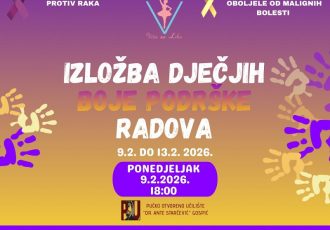 Izložba “Boje podrške” u ponedjeljak otvara svoja vrata