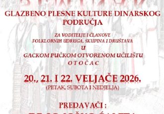 Dinarske pjesme i plesovi – glazbeno-plesna kultura dinarskog područja 2026.
