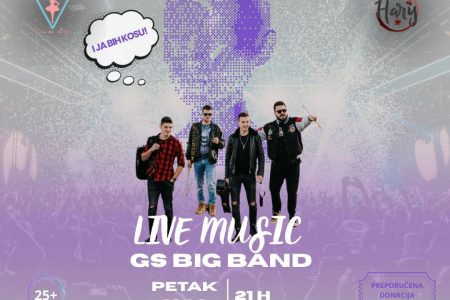 U petak u Haryju humanitarna svirka GS BIG BANDA za kupnju perika