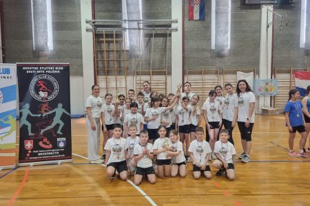 Mladi atletičari AK Velebit 2001 uspješni na županijskom prvenstvu u Poličniku