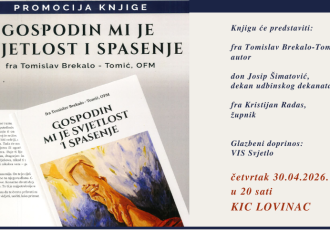 Predstavljanje knjige “Gospodin mi je svjetlost i spasenje“ u Lovincu