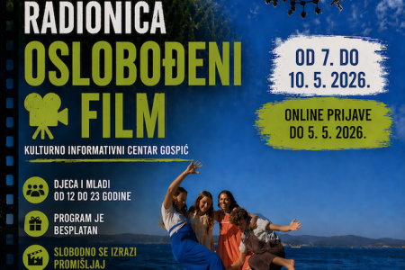 Filmske radionice za djecu i mlade u KIC-u Gospić