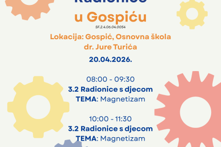 STEM radionice u Gospiću: Magnetizam kroz praktične pokuse