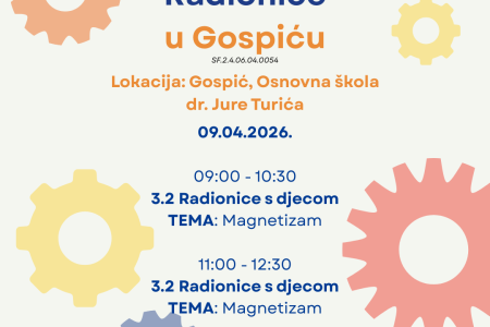Magnetizam kroz pokuse – STEM radionice za djecu u Gospiću
