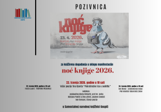 Književni susreti u Gospiću povodom Noći knjige 2026.