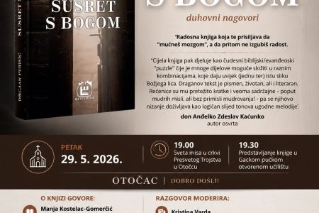 Predstavljanje knjige Dragana Purišića “Susret s Bogom” u Otočcu