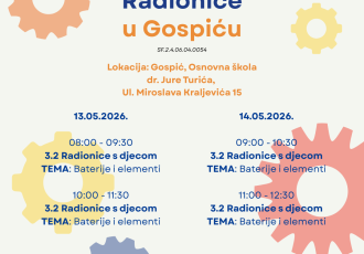STEM radionice u Gospiću: Upoznavanje baterija i elemenata