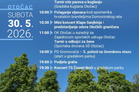 Otočac obilježava Dan državnosti uz bogat cjelodnevni program
