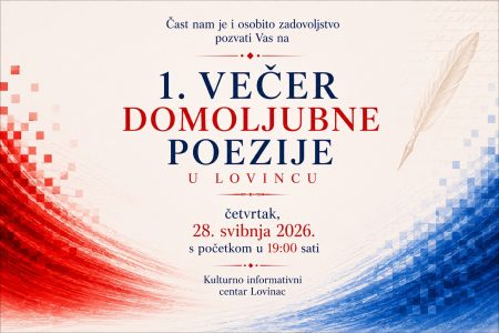 U Lovincu se održava 1. Večer domoljubne poezije