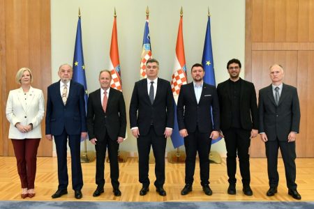 Dragica Jerkov među predstavnicima Hrvatske zajednice inovatora na prijemu kod predsjednika Milanovića