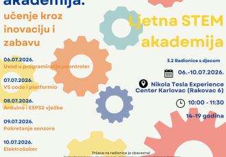 Otvorene prijave za Ljetnu STEM akademiju za srednjoškolce u Karlovcu
